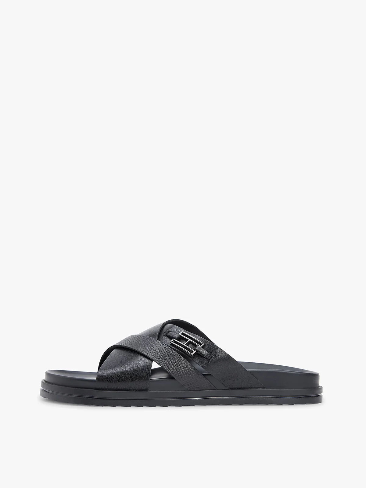 TOMMY HILFIGER Dép Nam Flag Hardware Lth Sandal