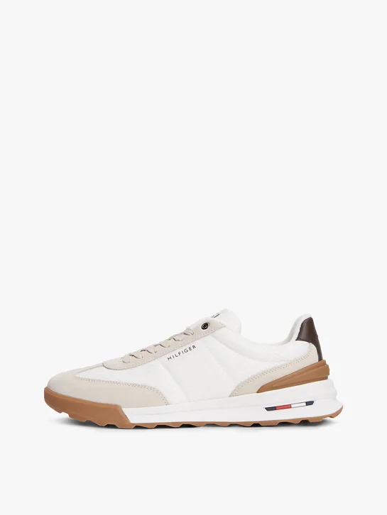 TOMMY HILFIGER Giày Nam Retro Runner Mesh Suede Mix