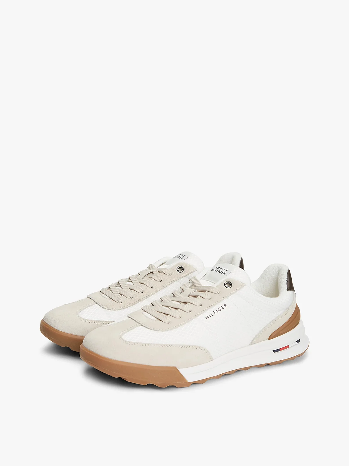 TOMMY HILFIGER Giày Nam Retro Runner Mesh Suede Mix