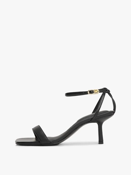 TOMMY HILFIGER Giày Nữ Leather Knots Kitten Sandal