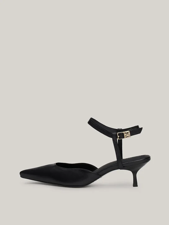 TOMMY HILFIGER Giày Nữ Party Leather Kitten Heel Pump