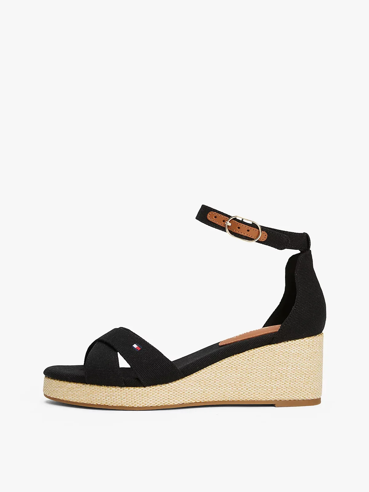 TOMMY HILFIGER Giày Nữ Flag Criss-Cros Mid Wedg Espad