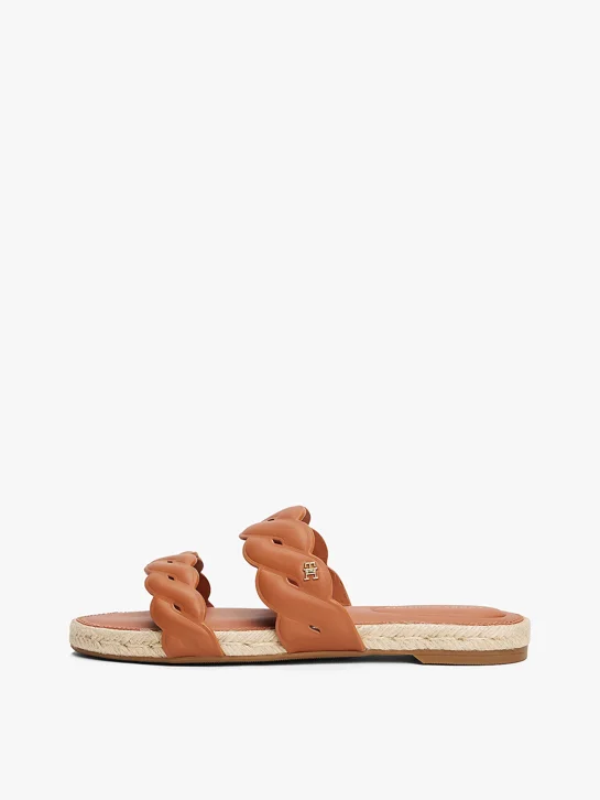 TOMMY HILFIGER Giày Nữ Leather Rope Espadrille Mule