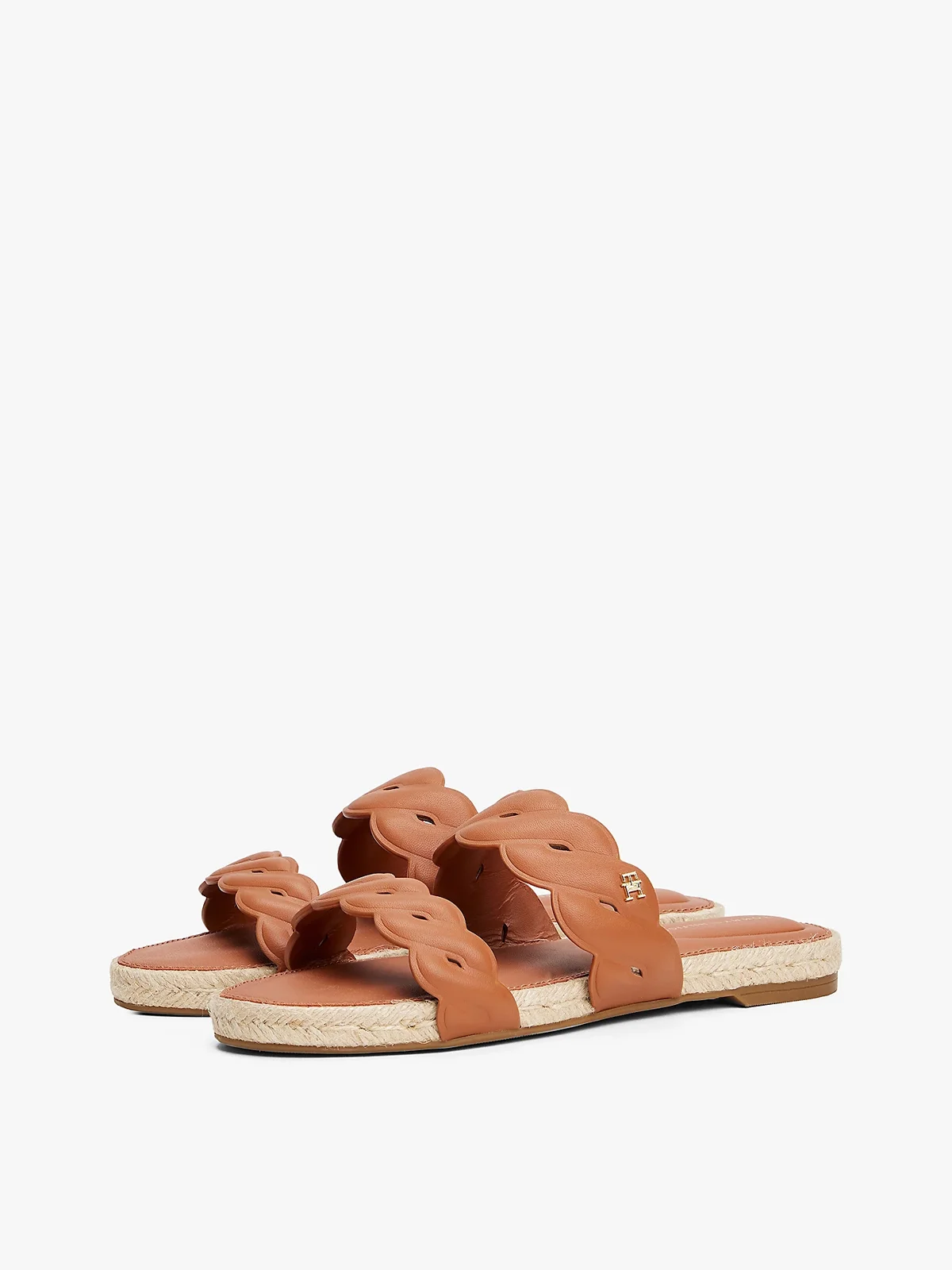 TOMMY HILFIGER Giày Nữ Leather Rope Espadrille Mule