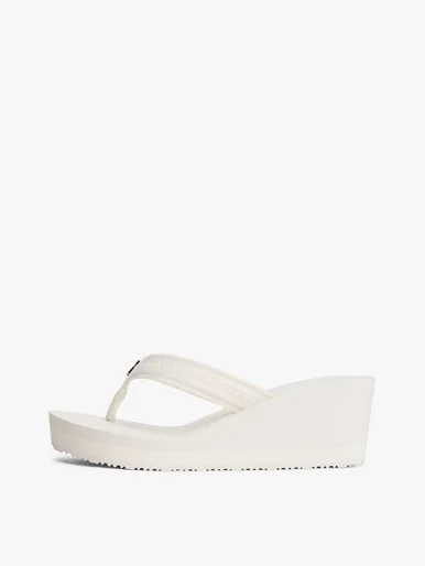 TOMMY HILFIGER Dép Nữ TH Stripes Wedge Beach Sandal