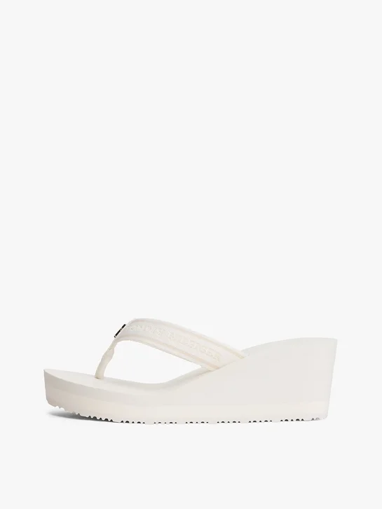 TOMMY HILFIGER Dép Nữ TH Stripes Wedge Beach Sandal