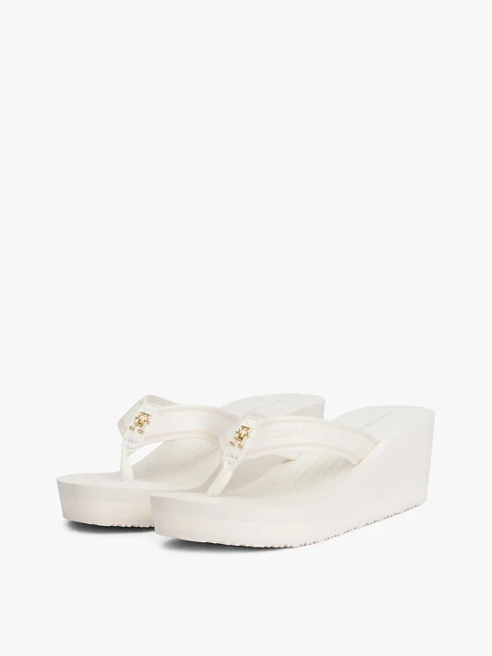 TOMMY HILFIGER Dép Nữ TH Stripes Wedge Beach Sandal