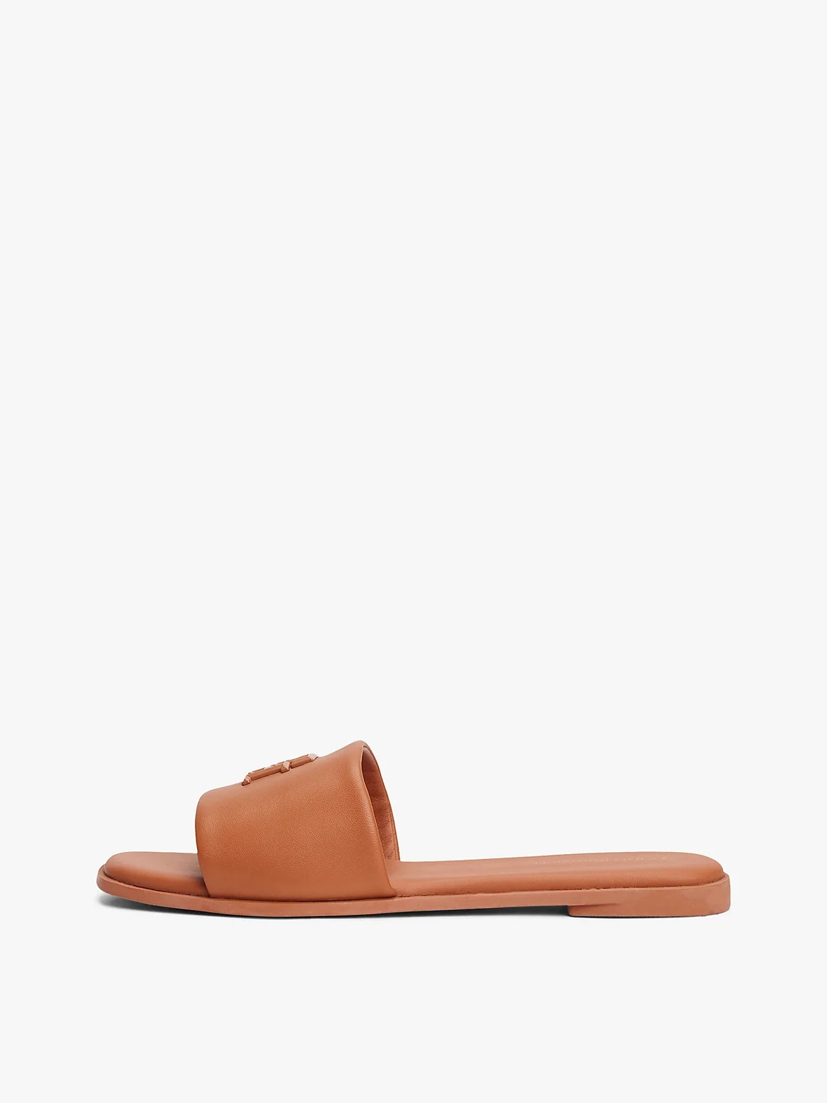 TOMMY HILFIGER Dép Nữ TH Logo Hardware Leather Mule