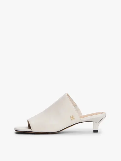 TOMMY HILFIGER Giày Nữ Leather Kitten Sandal