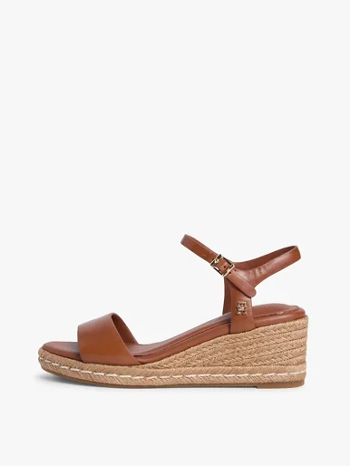 TOMMY HILFIGER Giày Nữ Mid Wedge Espad Leather