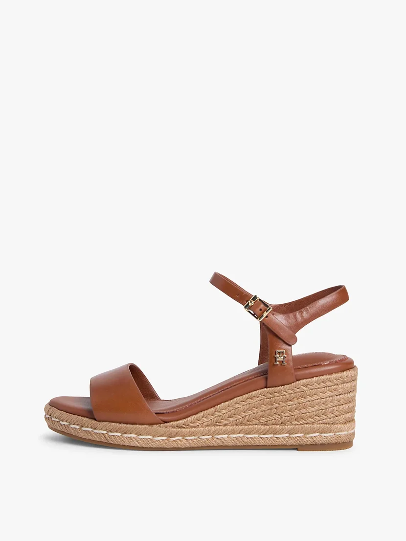 TOMMY HILFIGER Giày Nữ Mid Wedge Espad Leather