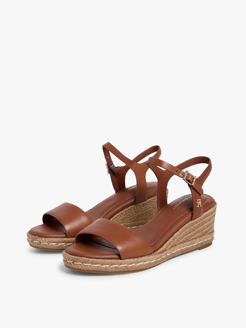 TOMMY HILFIGER Giày Nữ Mid Wedge Espad Leather