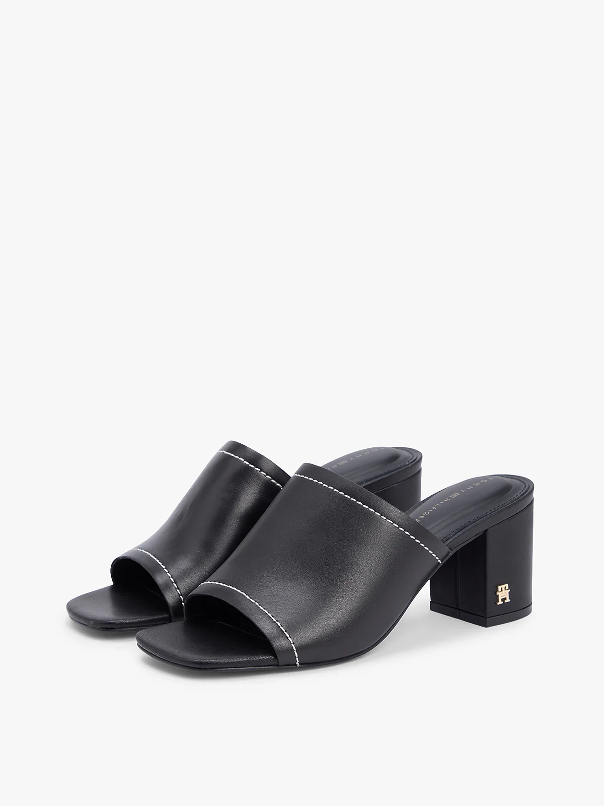 TOMMY HILFIGER Giày Nữ TH Block Heel Mule Lth