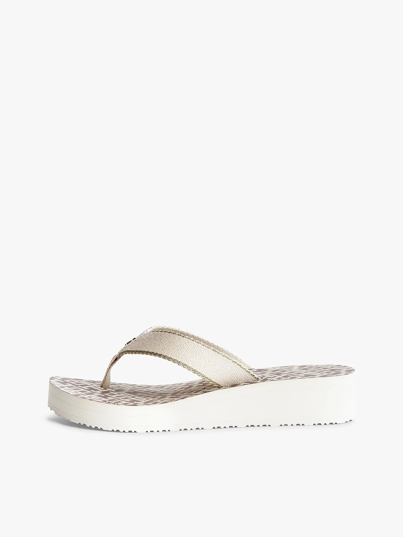 TOMMY HILFIGER Dép Nữ TH Monogram Mid Wedge Sandal