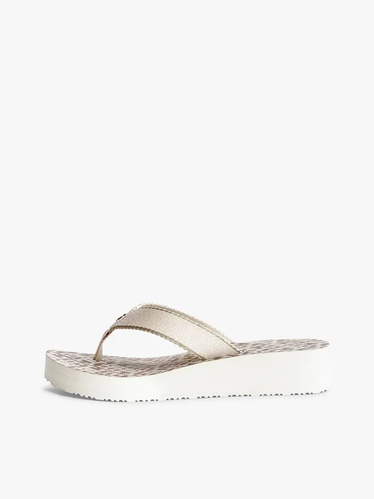 TOMMY HILFIGER Dép Nữ TH Monogram Mid Wedge Sandal