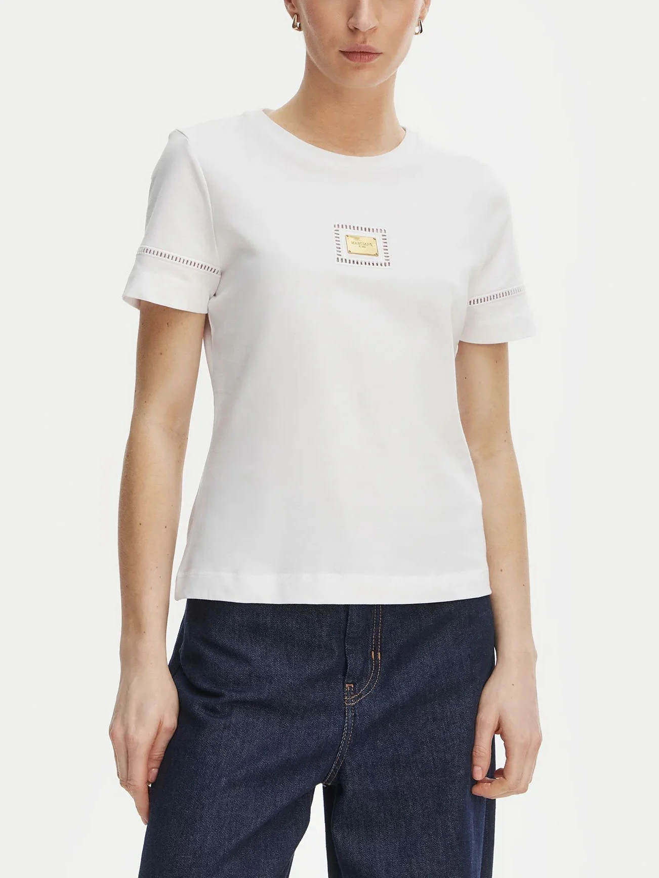 GUESS MARCIANO Áo Thun Nữ - Mina Ss Slim Fit T-Shirt