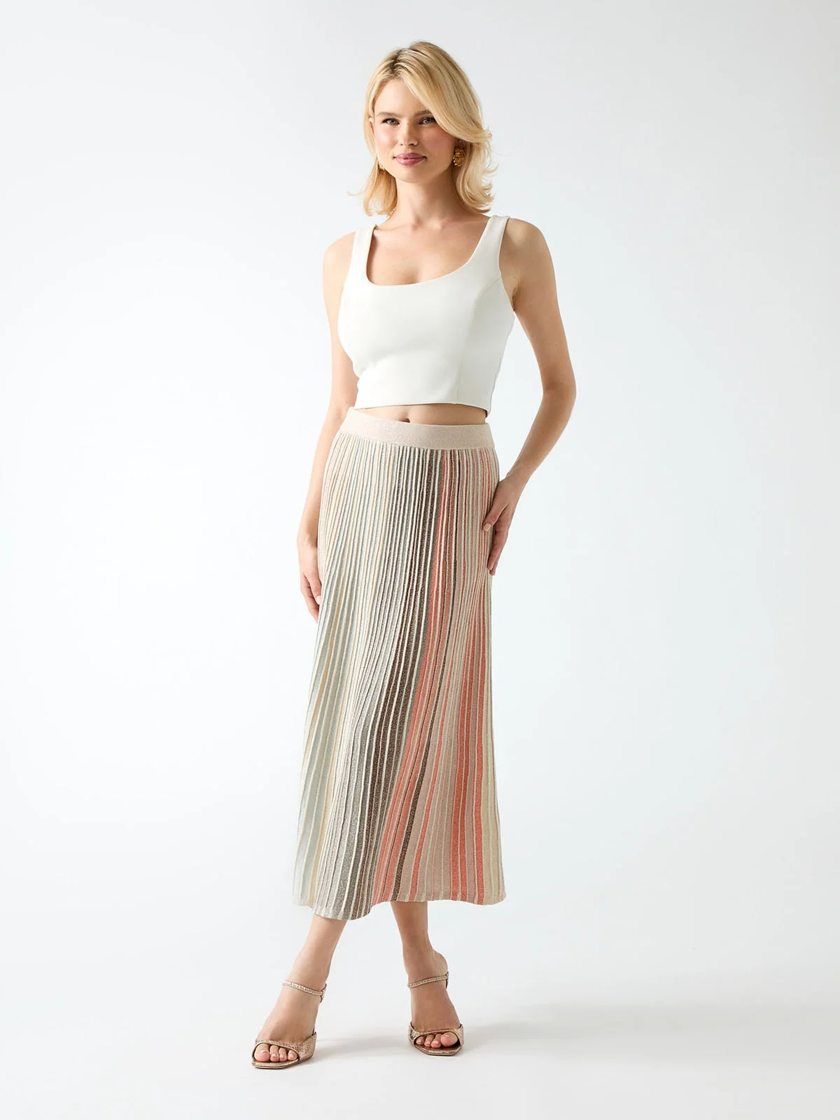 GUESS MARCIANO Chân Váy Nữ - Rosy Ankle Skirt Swtr