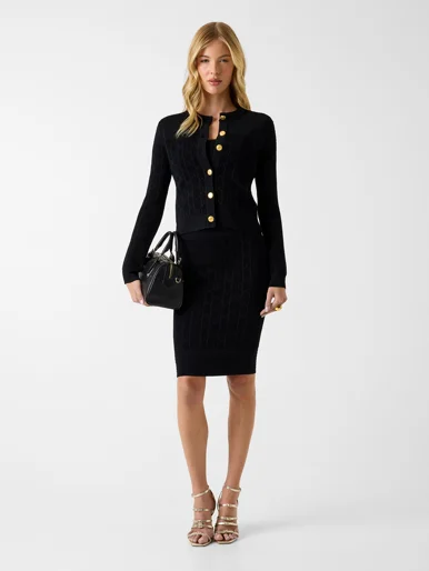 GUESS MARCIANO Áo Cardigan Nữ - Yamna Cn Cardi Swtr