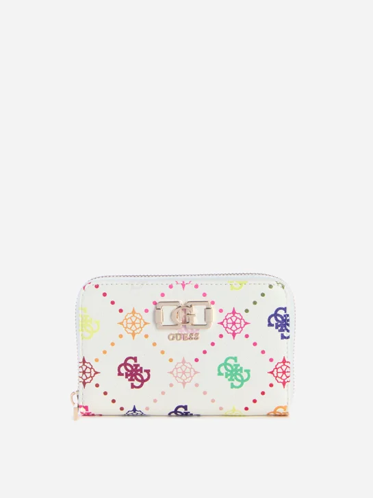 GUESS HANDBAG Ví Nữ - Emelie Logo Slg Med Zip Around