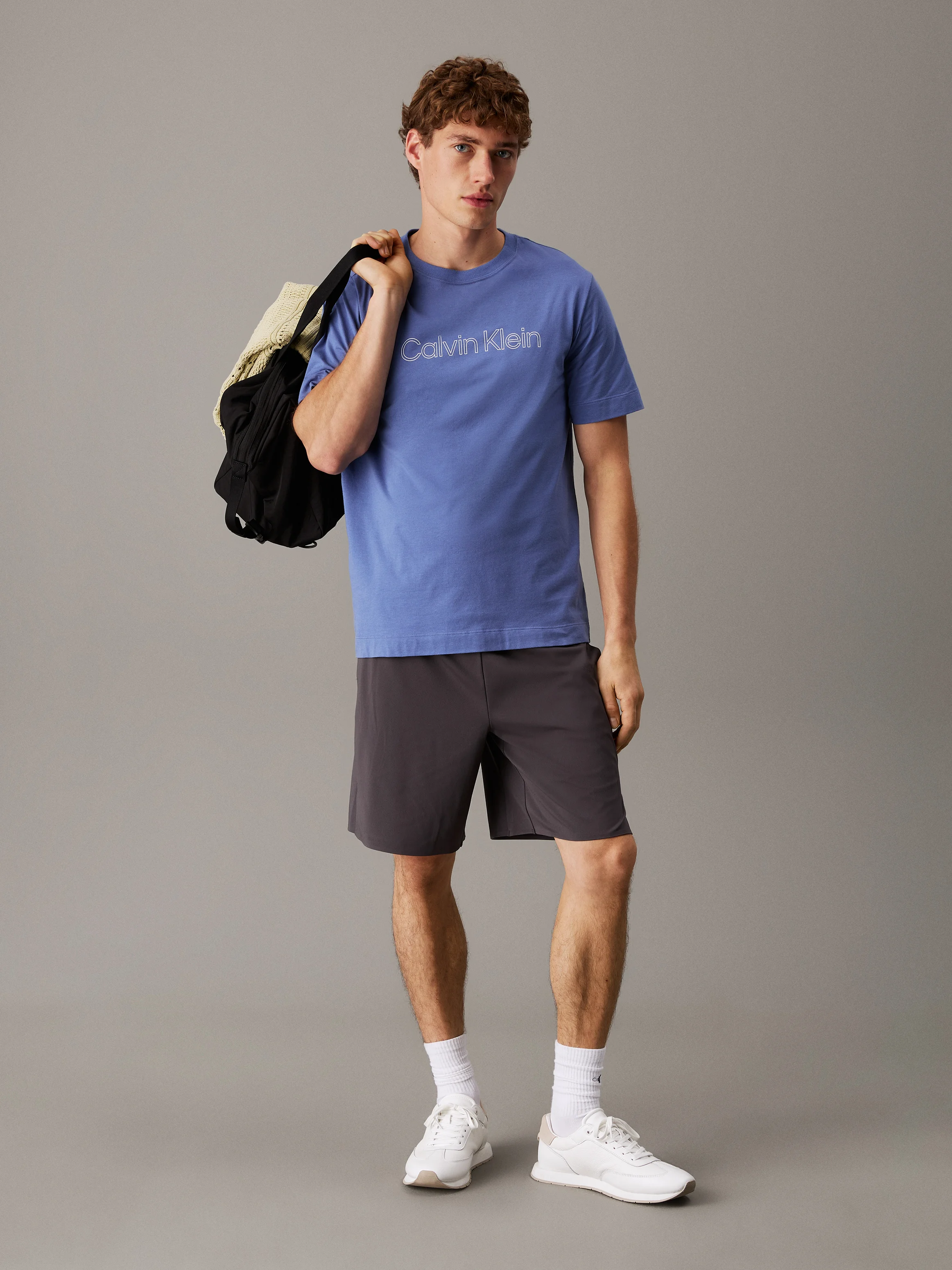 CK SPORT Áo Thun Thể Thao Nam Regular Fit