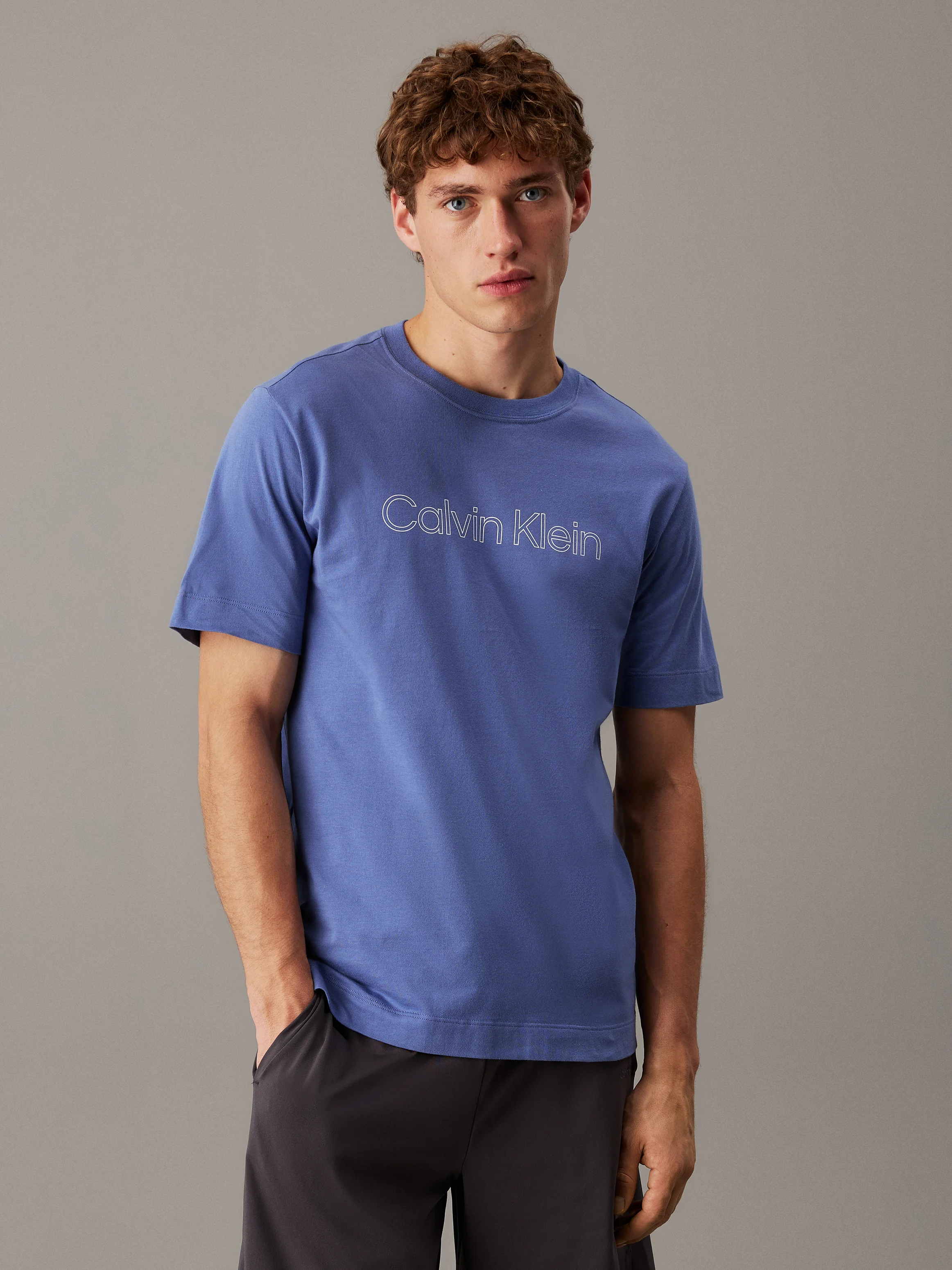 CK SPORT Áo Thun Thể Thao Nam Regular Fit