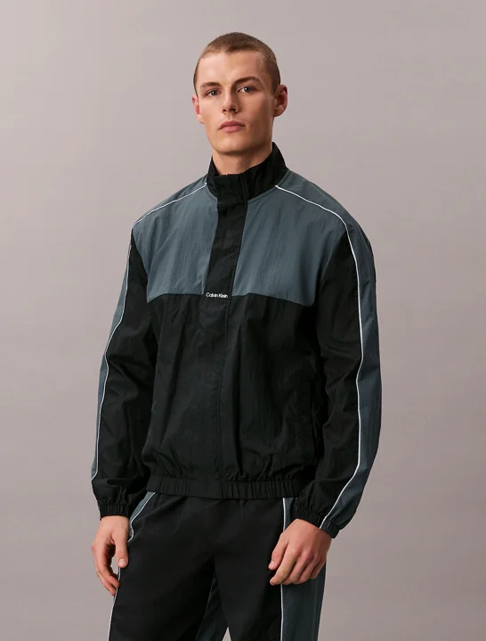 CK SPORT Áo Khoác Thể Thao Nam Colorblock Fz Jacket