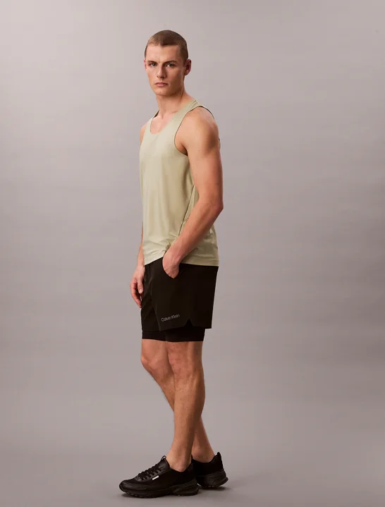 CK SPORT Quần Ngắn Thể Thao Nam Woven 2-In-1 Short