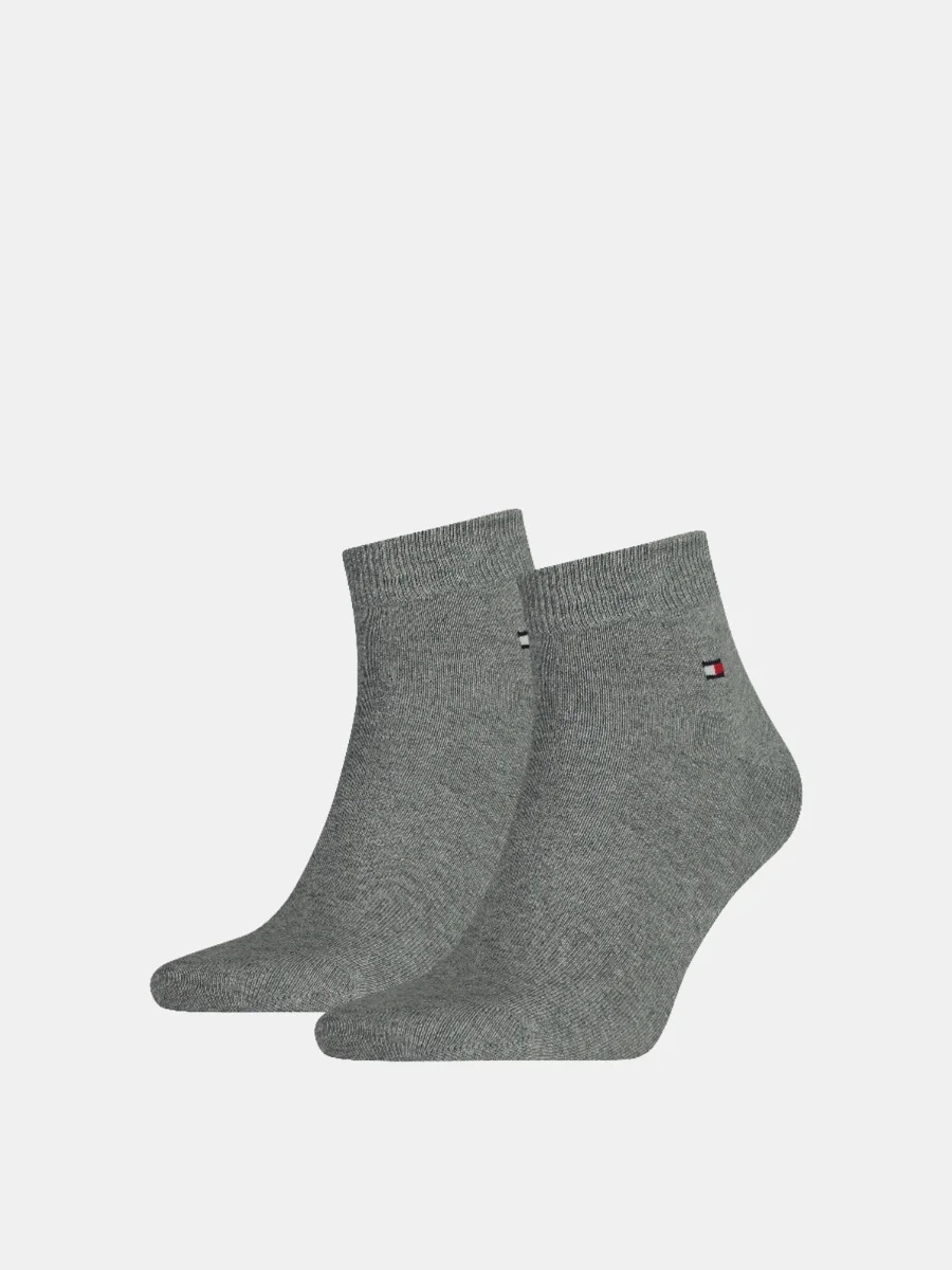 TOMMY HILFIGER Vớ nam TH Men Quarter 2P