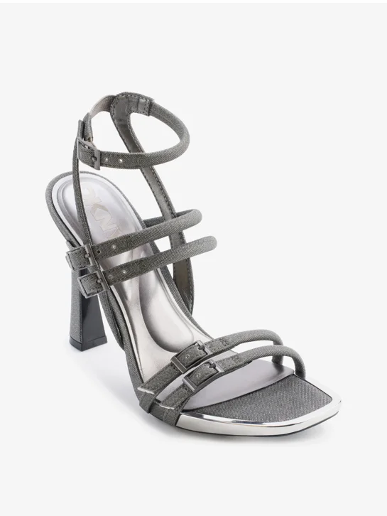 DKNY Giày Sandal Cao Gót Nữ Strappy Sandal 90mm