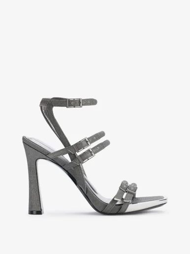 DKNY Giày Sandal Cao Gót Nữ Strappy Sandal 90mm
