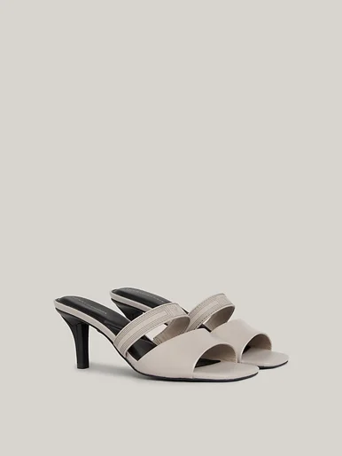 TOMMY HILFIGER Giày Nữ Sporty Leather Mule