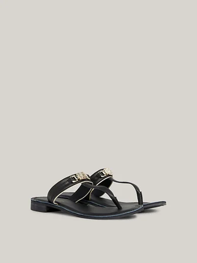 TOMMY HILFIGER Dép Nữ TH Hardware Flat Sandal