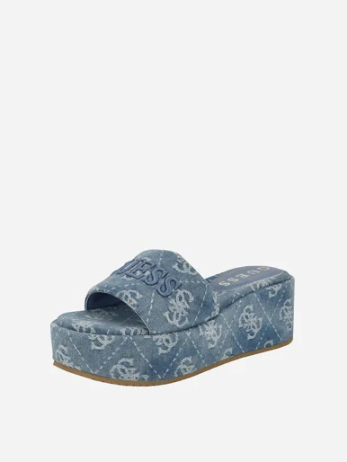 GUESS FOOTWEAR Dép Đế Xuồng Nữ - gwBINTAI