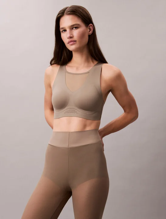 CK SPORT Áo Bra Thể Thao Nữ Medium Support Fit