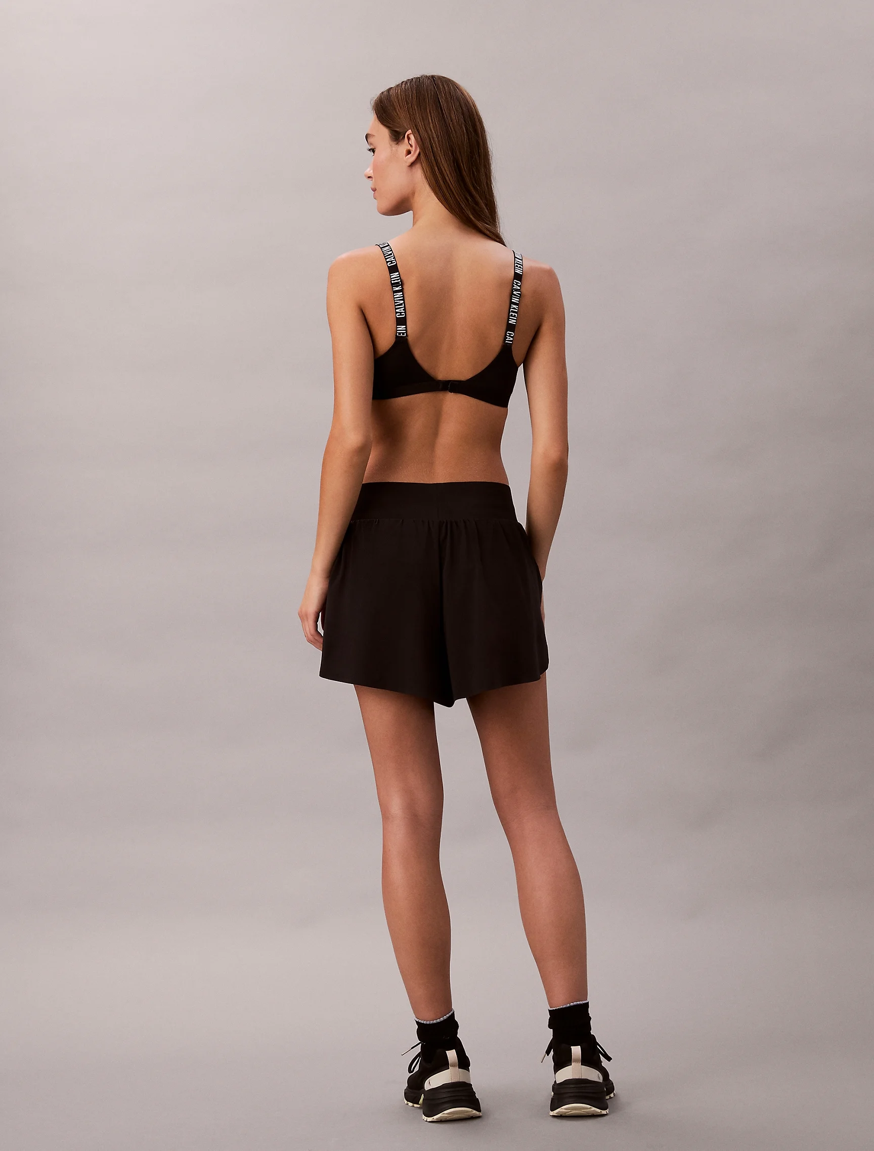 CK SPORT Quần Ngắn Thể Thao Nữ High Rise Fit