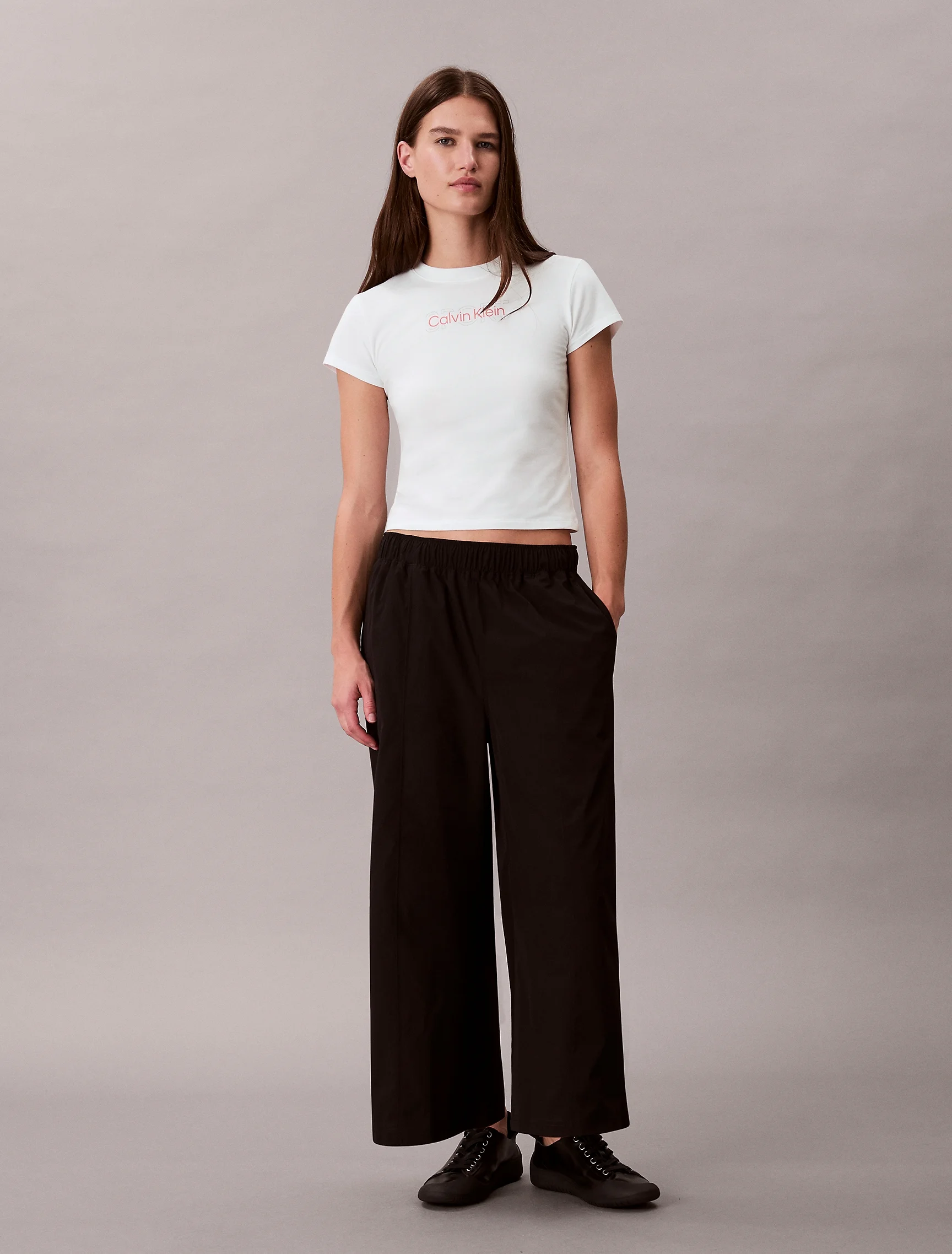 CK SPORT Áo Thun Thể Thao Nữ Relaxed Fit
