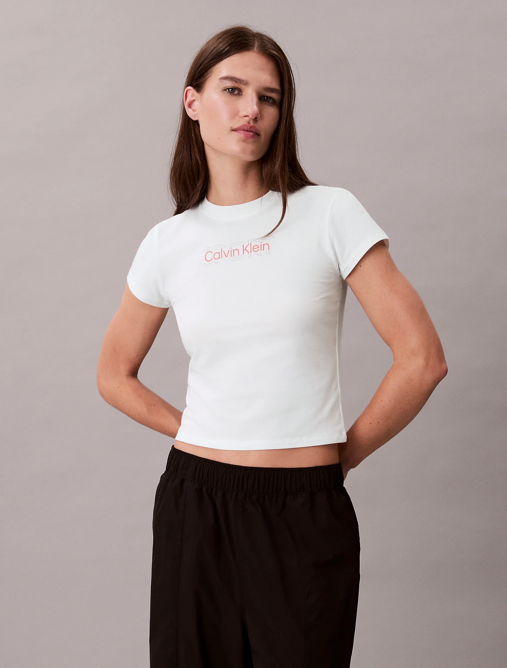CK SPORT Áo Thun Thể Thao Nữ Relaxed Fit