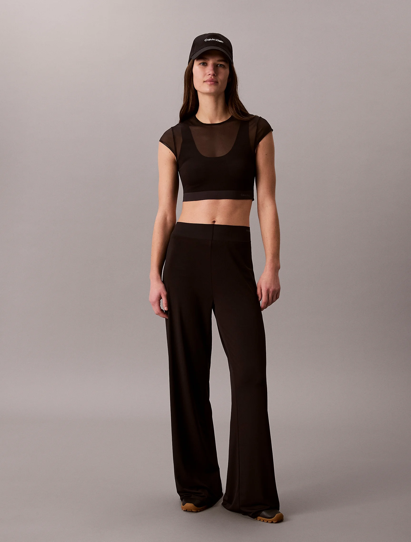 CK SPORT Quần Dài Thể Thao Nữ Icon Sport Sculpt Pant