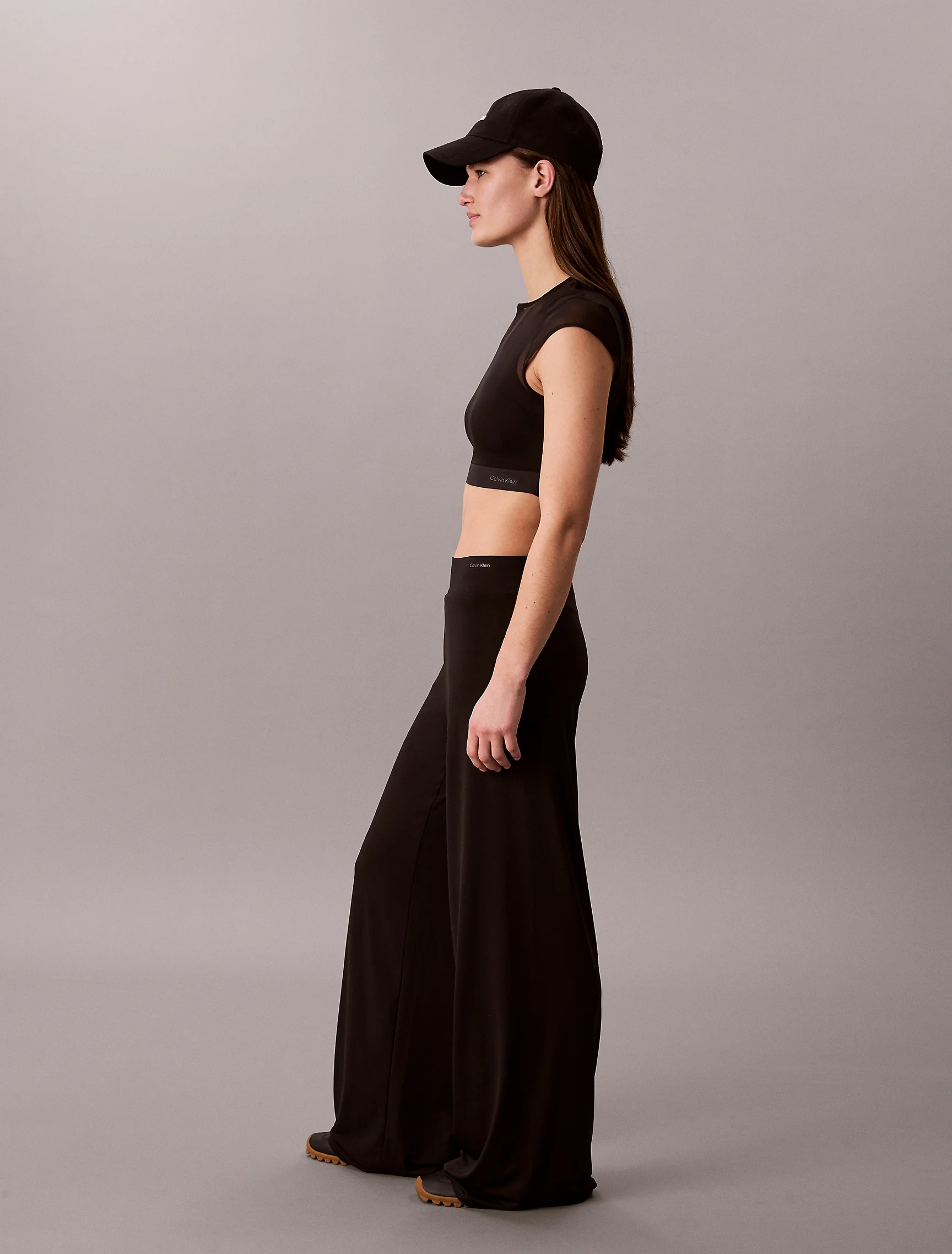 CK SPORT Quần Dài Thể Thao Nữ Icon Sport Sculpt Pant