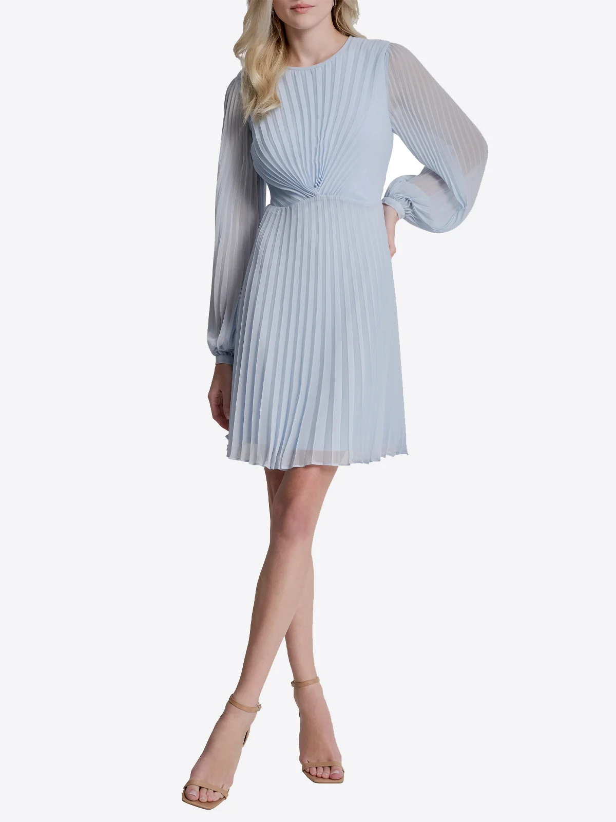 DKNY Đầm Nữ Long Balloon Sleeve Pleated