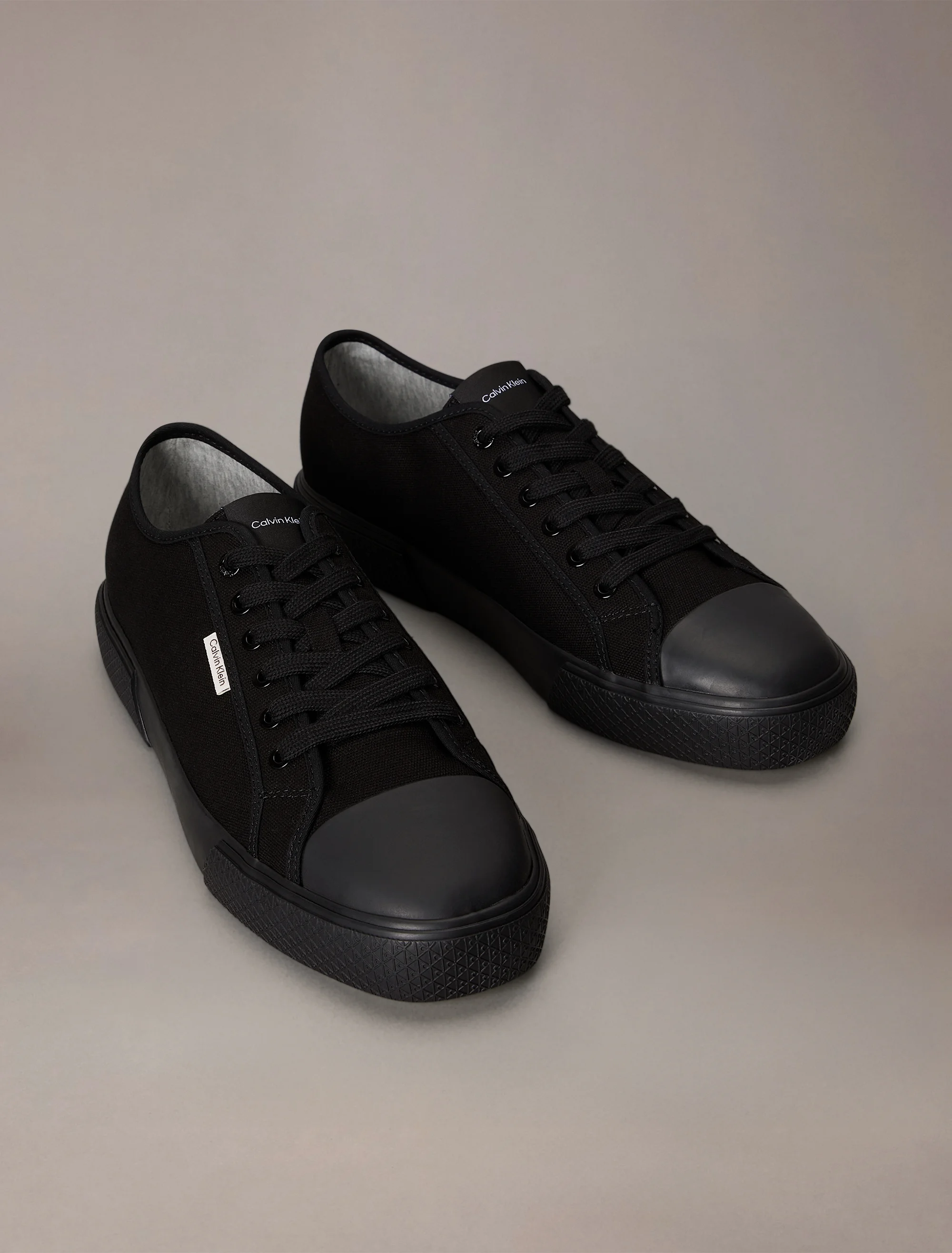 CK ACCESSORIES Giày Nam Cotton Canvas Logo Trainers
