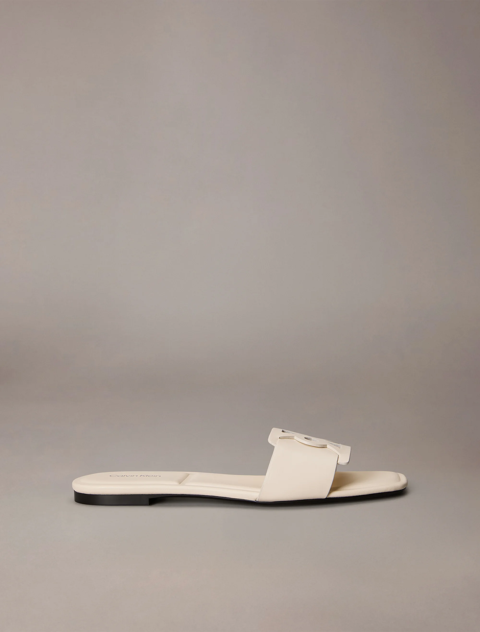CK ACCESSORIES Dép Nữ Leather Square Toe Flat Sandals