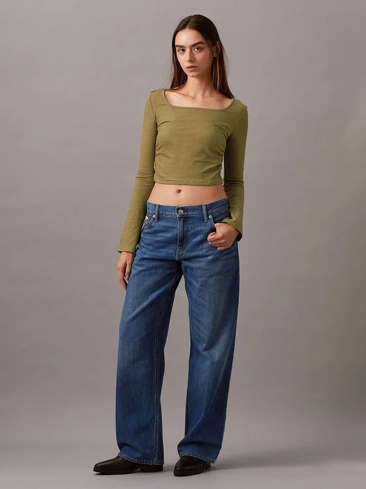 CK JEANS Áo Thun Nữ Baby Fit