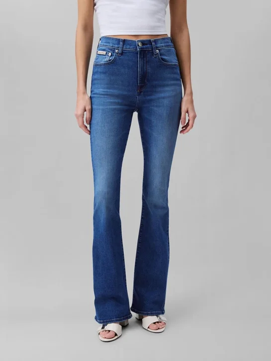 CK JEANS Quần Jeans Nữ Hr Flare Fit