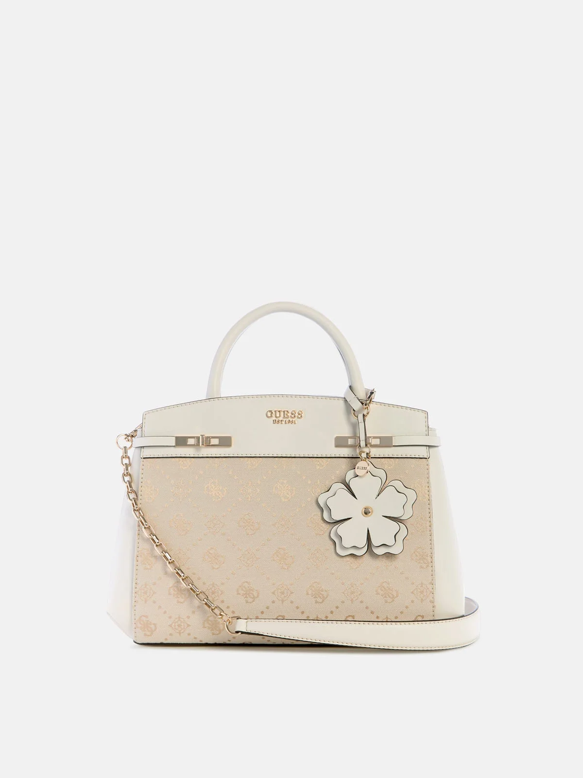 GUESS HANDBAG Túi Xách Nữ - Melinda Logo Tri Comp Satchel