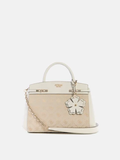 GUESS HANDBAG Túi Xách Nữ - Melinda Logo Tri Comp Satchel