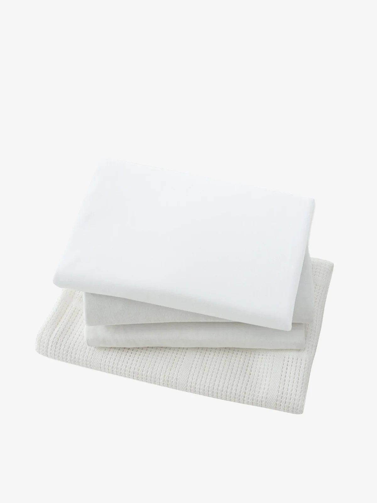 mothercare Set chăn ga cho giường cũi: 2 bọc nệm, 1 chăn lưới, 1 chăn ấm