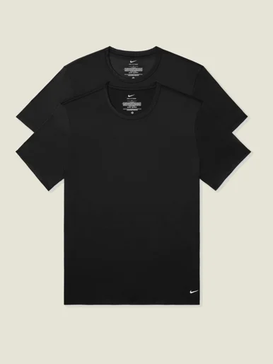 NIKE Set 3 Áo Lót Nam Tay Ngắn