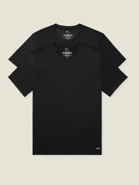 NIKE Set 3 Áo Lót Nam Tay Ngắn