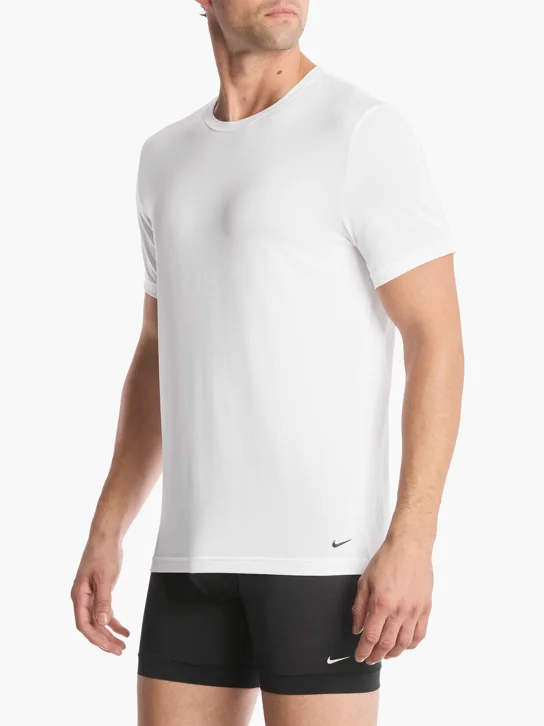 NIKE Set 3 Áo Lót Nam Tay Ngắn
